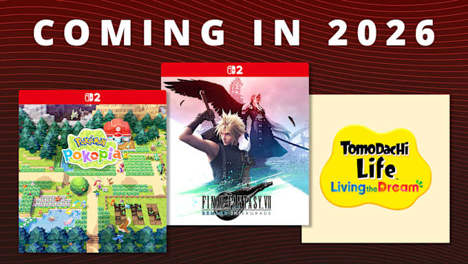 Upcoming Nintendo Switch 2 Games & Accessories For January & February 2026